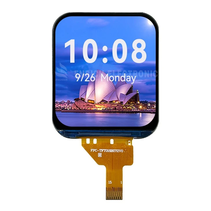 1,83-tolline ümara ruudukujuline TFT LCD-ekraan