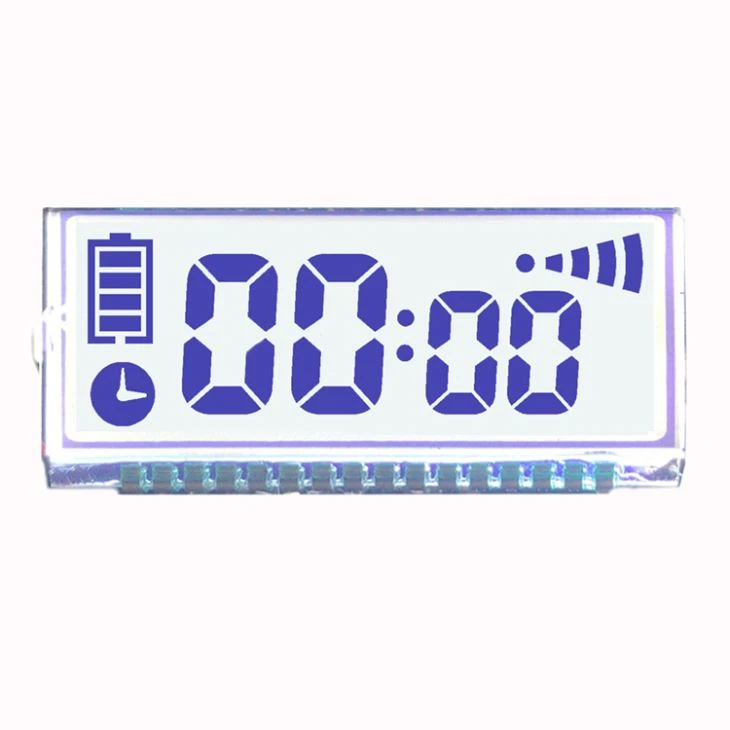 4 Digits 7 Segment LCD Monochrome LCD Display PIN Connection