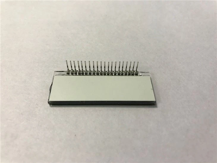 Custom Monochrome Black On White 7 Segment 8 Digit LCD Display With Pin Connect